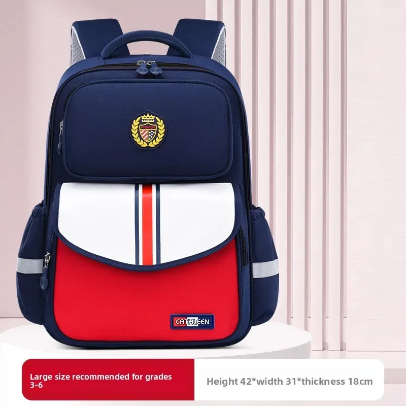 sac à dos d'école pour enfants de la 1re à la 6e année, pour garçons et filles, tissu oxford léger, imperméable et durable, avec design ergonomique