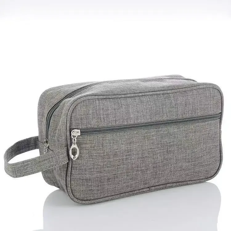 trousse de maquillage étanche pour hommes et femmes, trousse cosmétique de voyage, trousse de toilette, trousse de rangement en toile, sac à main pour poudres lavantes de beauté