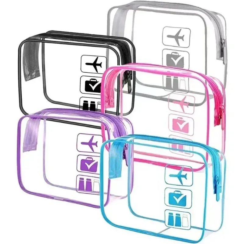 femmes transparent pvc voyage emballage organisateurs sac étuis pochette voyage brosse à dents serviette bagages cosmétique toilette sac de rangement