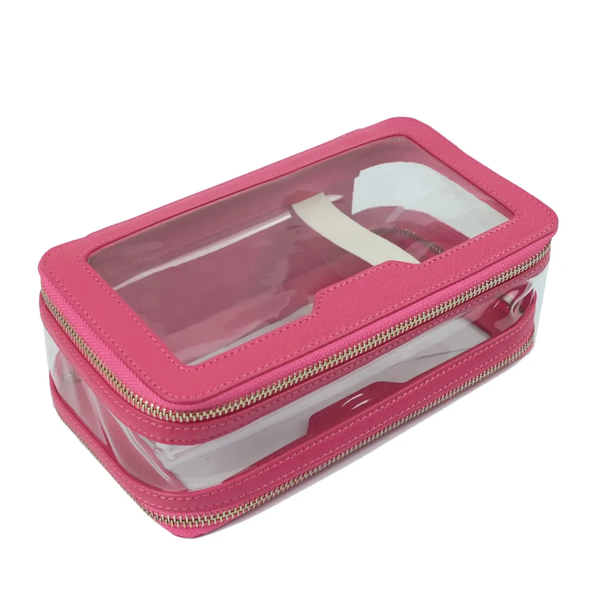grande capacité étanche, besoin d'ordinateur portable pour voyage, sac de rangement transparent nécessaire en cuir pu