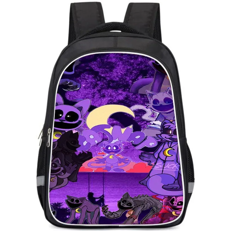 sac à dos smiling critters pour enfants, cartable double couche, cadeau d'anniversaire, sacs d'ordinateur pour étudiants