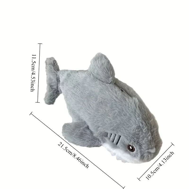 1 pièce trousse de maquillage portable de voyage shark, organisateur de cosmétiques, pochette de toilette