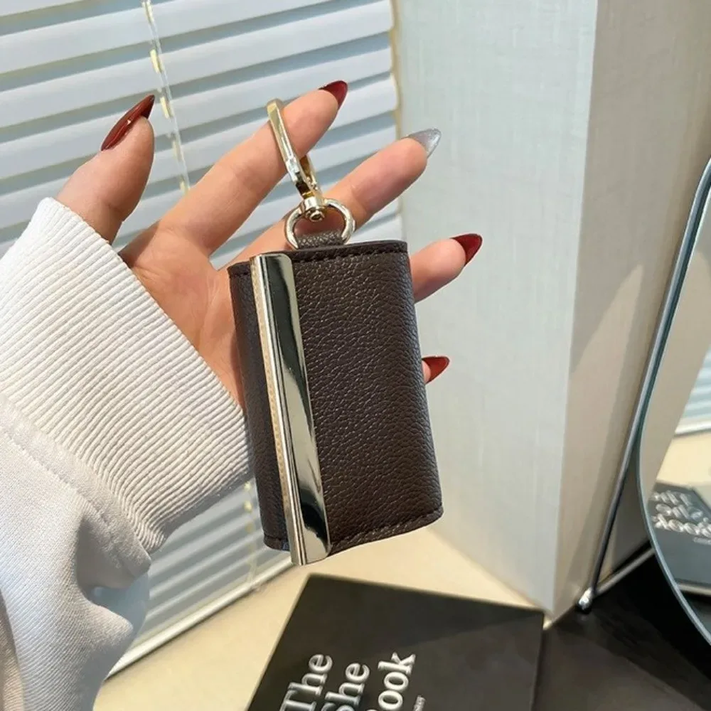 mini sac fourre-tout porte-clés réutilisable, grande capacité, sac de courses pliable et écologique, porte-clés, sac léger extensible et réutilisable