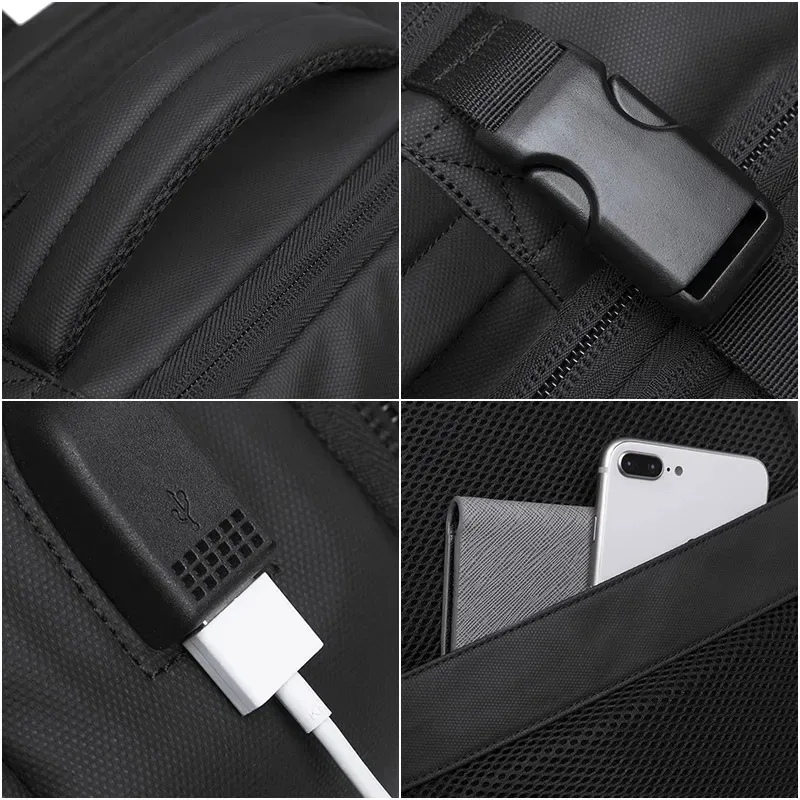 bange sac à dos voyage étanche 17.3 pouces sac à dos pour ordinateur portable homme grande capacité randonnée sac de voyage hommes sacs à dos femmes