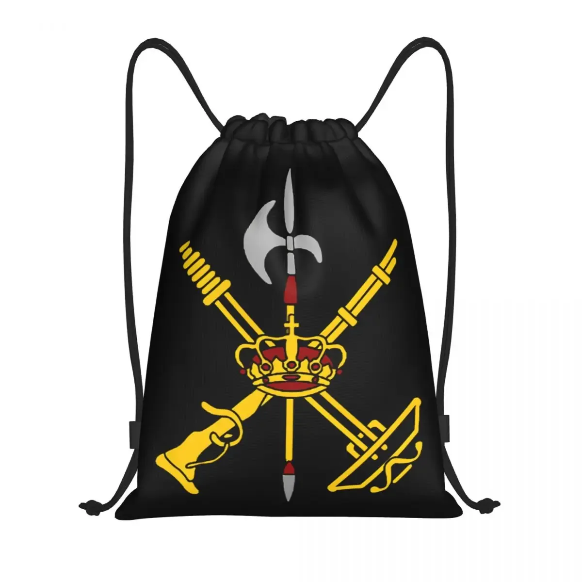 sacs à cordon personnalisés de la légion espagnole pour le shopping, sacs à dos de yoga pour femmes et hommes, sac de sport avec armoiries d'espagne