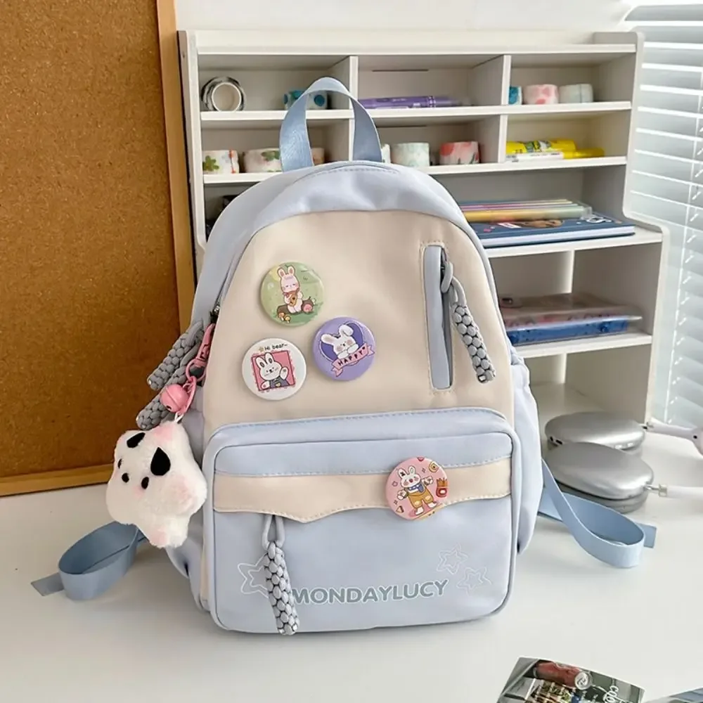 sac à dos mignon de style japonais, sac d'école multifonction en nylon, sac à main de grande capacité pour étudiant