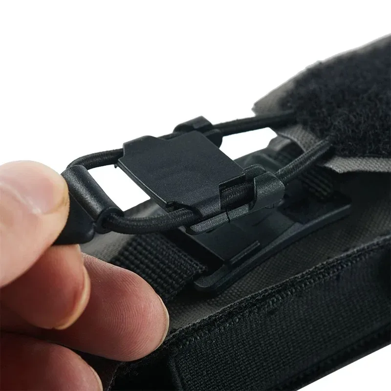 dulmultifunction-petit sac à outils magnétique à dégagement rapide, style techwear, poignées amovibles, ceinture, poudres, sac de rangement pour lampe de poche