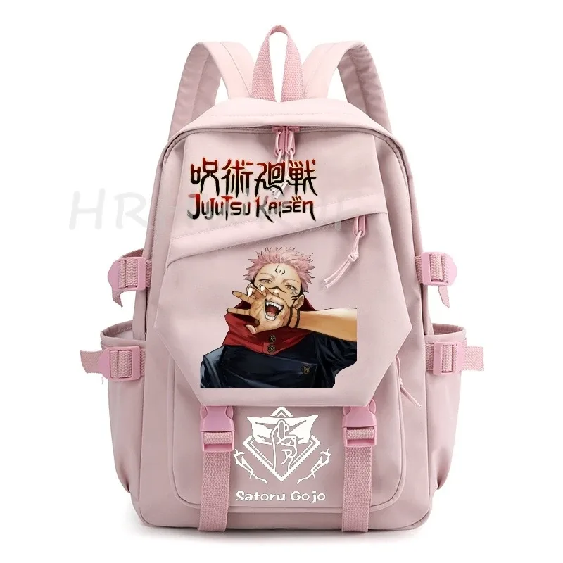 sac à dos anime jujutsu kaisen gojo satoru, grande capacité, pour ordinateur portable, école, voyage, pour femmes et hommes, mochilas décontractées
