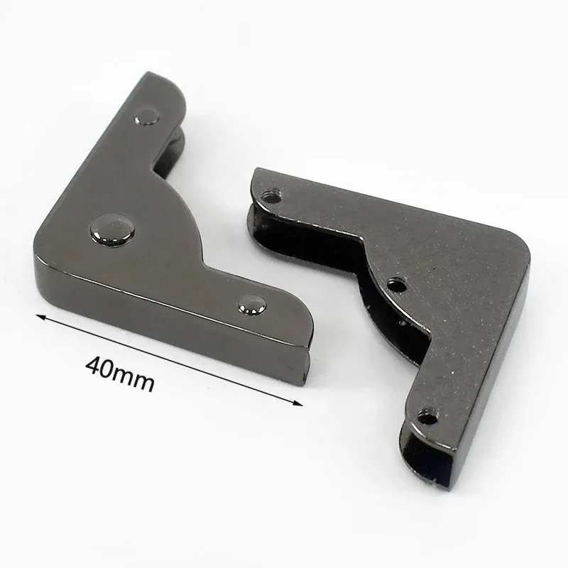 deepeel-boucles de protection des bords du sac à main, décoration d'angle de sac à bagages, fermoirs en métal, accessoires de quincaillerie de bricolage, 25mm, 35mm, 40mm, 45mm, 54mm, 5/10 pièces