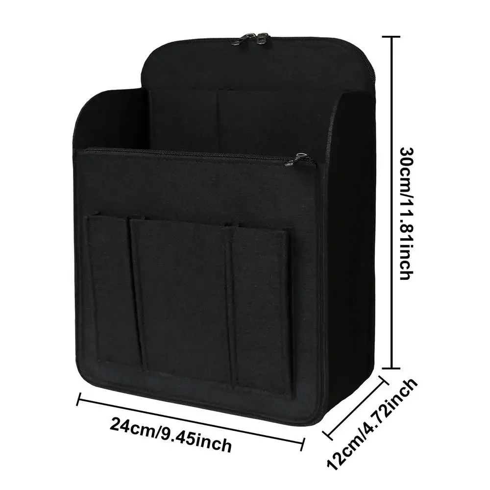 sac d'insertion pour sac à dos en feutre, organisateur structuré multi-compartiments grande capacité