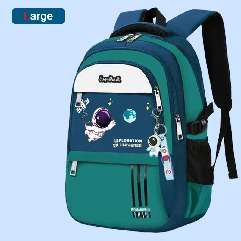 sac à dos d'école astronsominitié pour garçon, cartable étanche pour enfant du primaire