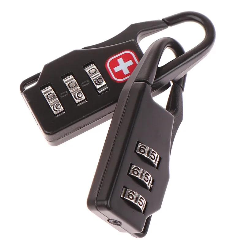mini serrure portable en alliage, cadenas pour bagages de voyage en plein air, fermeture éclair, sac à dos, coffre-fort antivol, serrure à numéro blocode