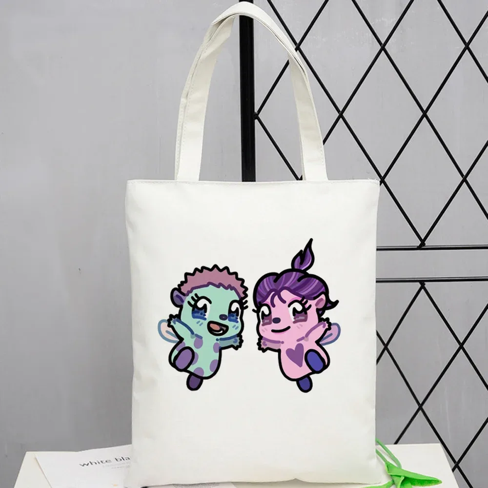 sac fourre-tout bibble, sacs en tissu, sac à bandoulière, sac de shopping, style y2k pour femme