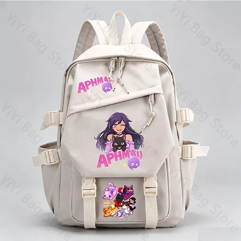 sac à dos aphmau, sac à dos d'école de grande capacité pour étudiants, sac à dos de voyage léger et durable en nylon pour garçons et filles