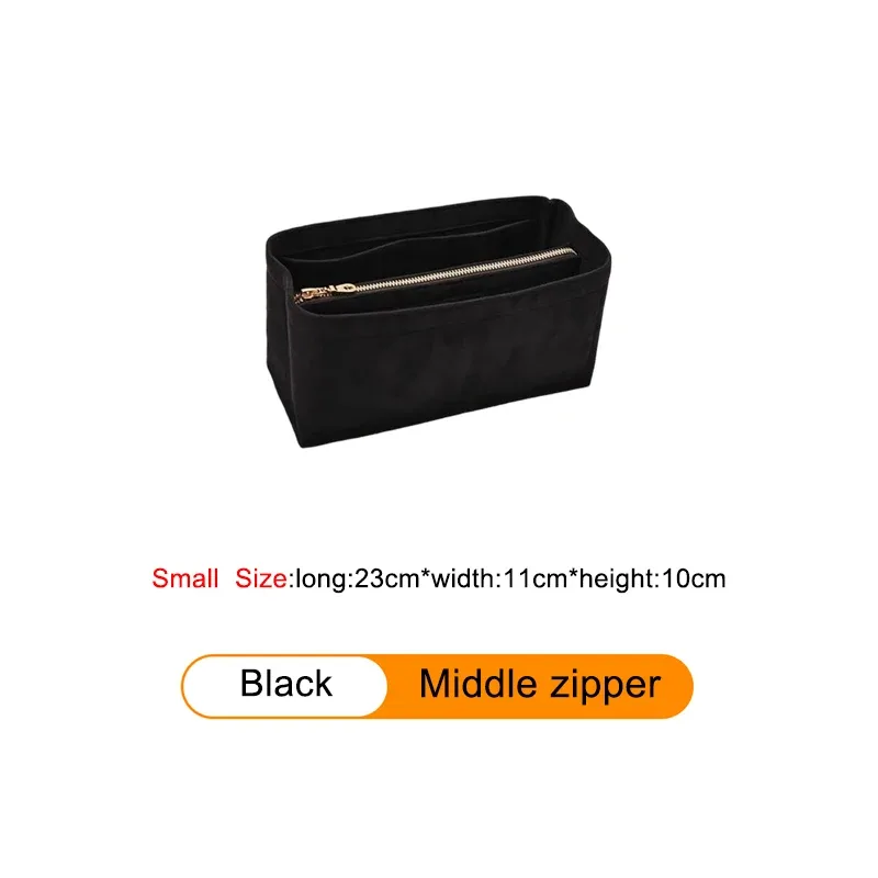 insert organisateur de sac pour h-birkin 25 30 35, sac à main en velours, sac à cosmétiques, support de rangement, sac de modification intérieure, accessoire