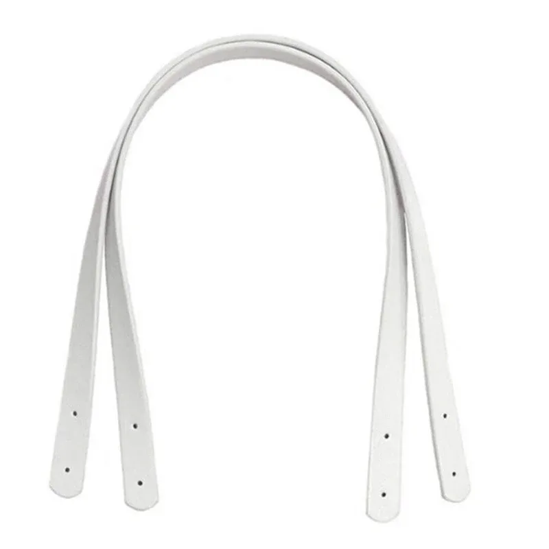 sangle de sac en cuir pu faite à la main, 2 pièces, poignées de remplacement pour sacs tissés à la mode, accessoires, bricolage, sac à main à bandoulière, fourre-tout