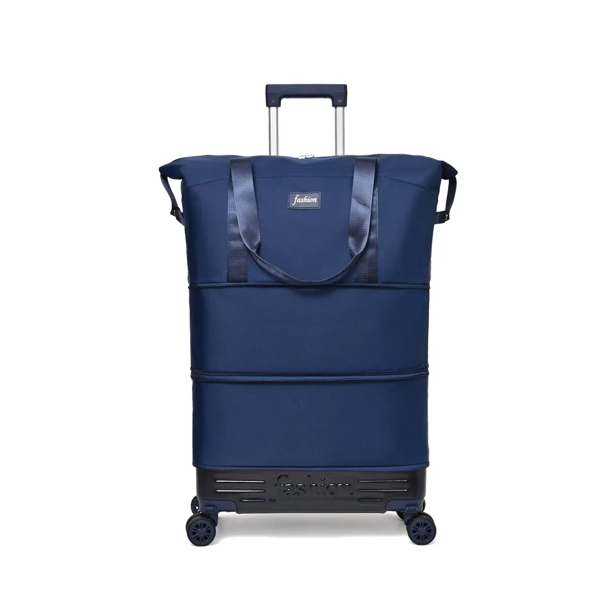 sac de voyage imperméable et tendance avec poignée et roulettes universelles, design compact et simple, sac en toile pour hommes et femmes