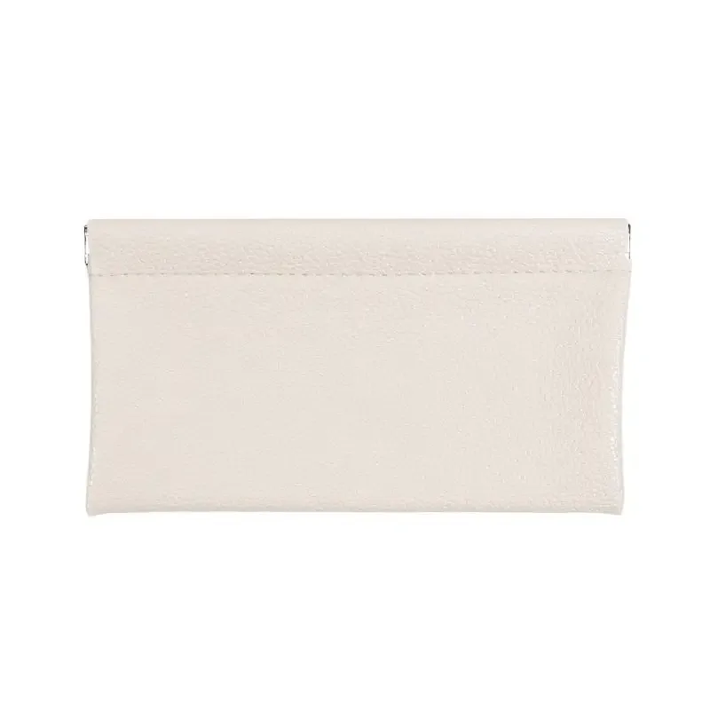 portefeuille long en cuir pu première couche, couleur unie, à fermeture automatique, pour passeport, permis de conduire, documents, câble de données et trousse à cosmétiques