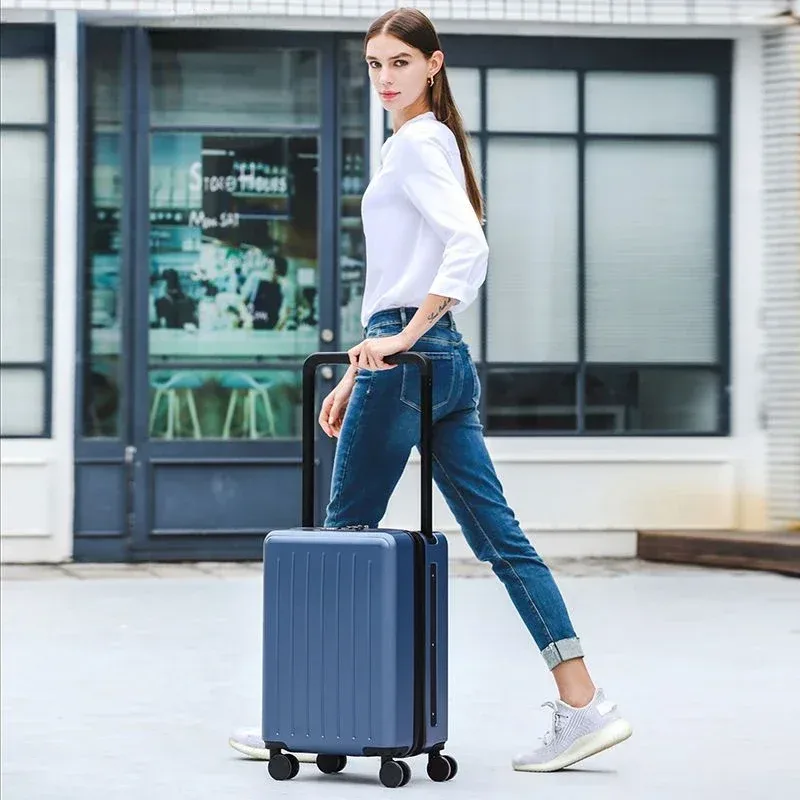 valise de voyage à roulettes universelle pour femmes, valise à roulettes, bagage à main, étui à bagages trolley, 20 po, 22 po, 24/26 po