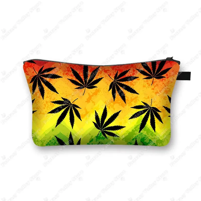 belle trousse à cosmétiques à imprimé de coquelicot rouge pour femmes, petite pochette, organisateurs d'articles de toilette, sacs à cosmétiques hip hop, trousse de maquillage mignonne