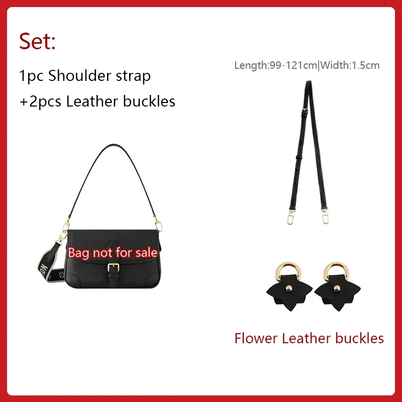 sangle de sac en peau de vache pour sac lv diane, sangle de sac à bandoulière, sangle de sac à bandoulière, accessoire de remplacement de sac durable en cuir véritable