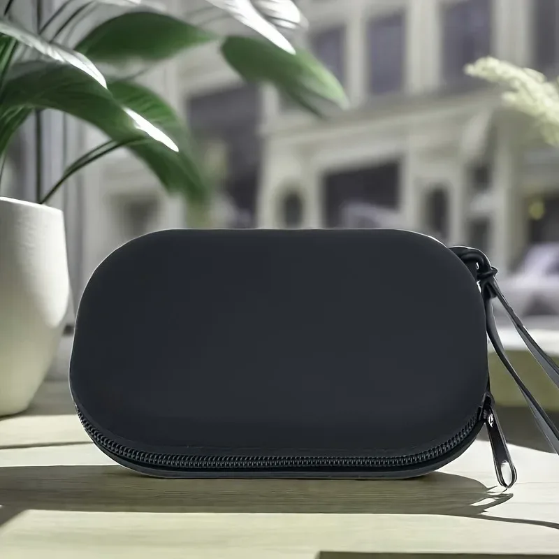 sac à cosmétiques ovale en silicone, pochette de rangement multifonctionnelle de grande capacité, sac de rangement étanche pour écouteurs, portefeuille porte-monnaie