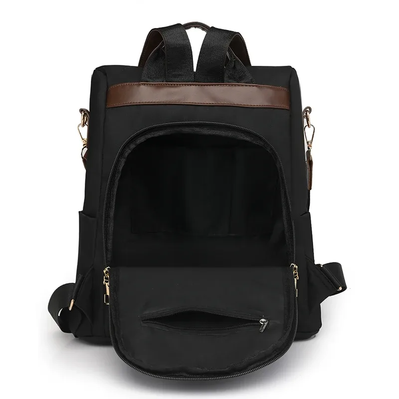 sac à dos antivol femme décontracté en nylon nouveau sac d'école 2025 mode grande capacité bandoulière sac à bandoulière mochila femenina