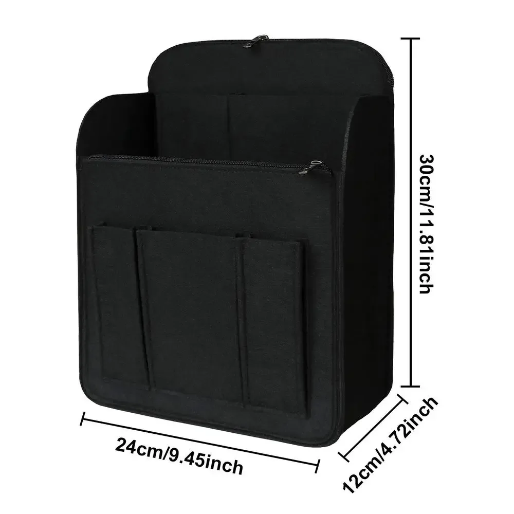 organisateur de sac à dos multi-poches grande capacité en feutre pour rangement intérieur de sac à dos, sac de rangement pour livres