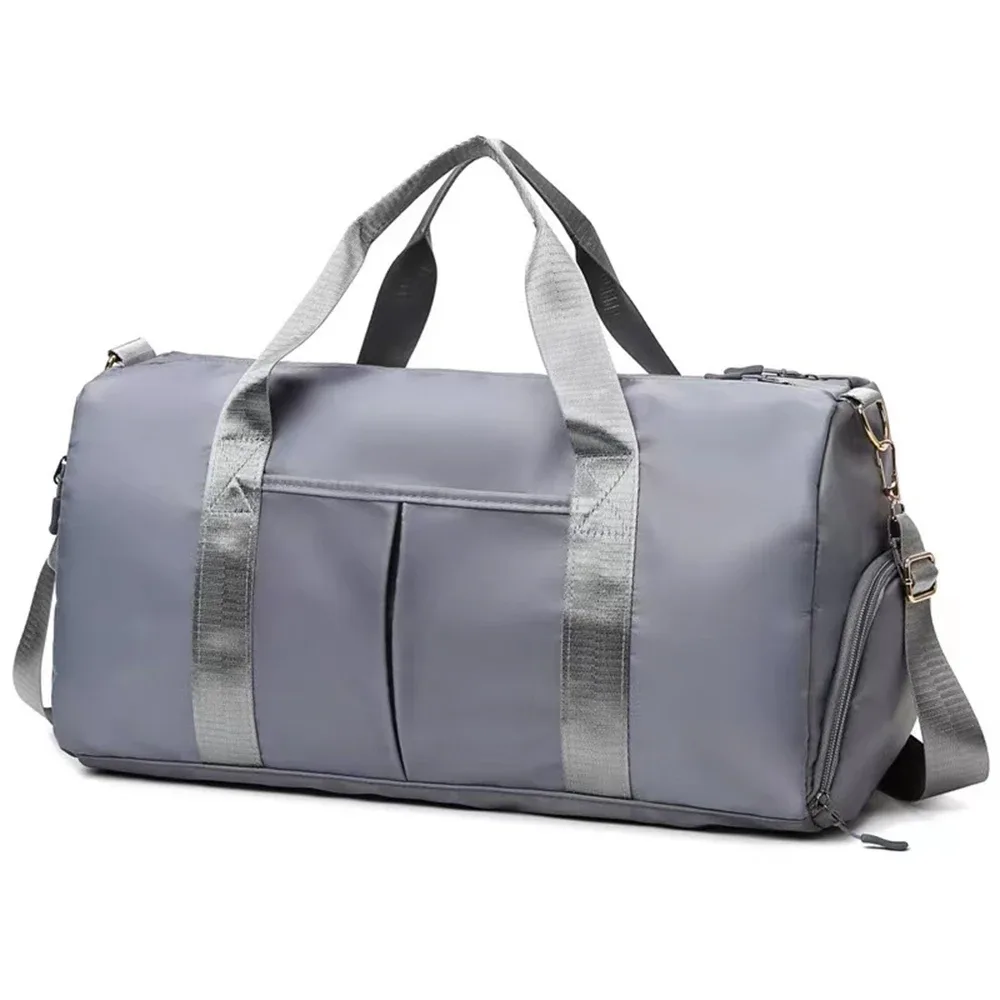 sac de voyage brodé, nouvelle tendance, nom personnalisé, grande capacité, séparation sèche et humide, sac à bagages, sac cadeau