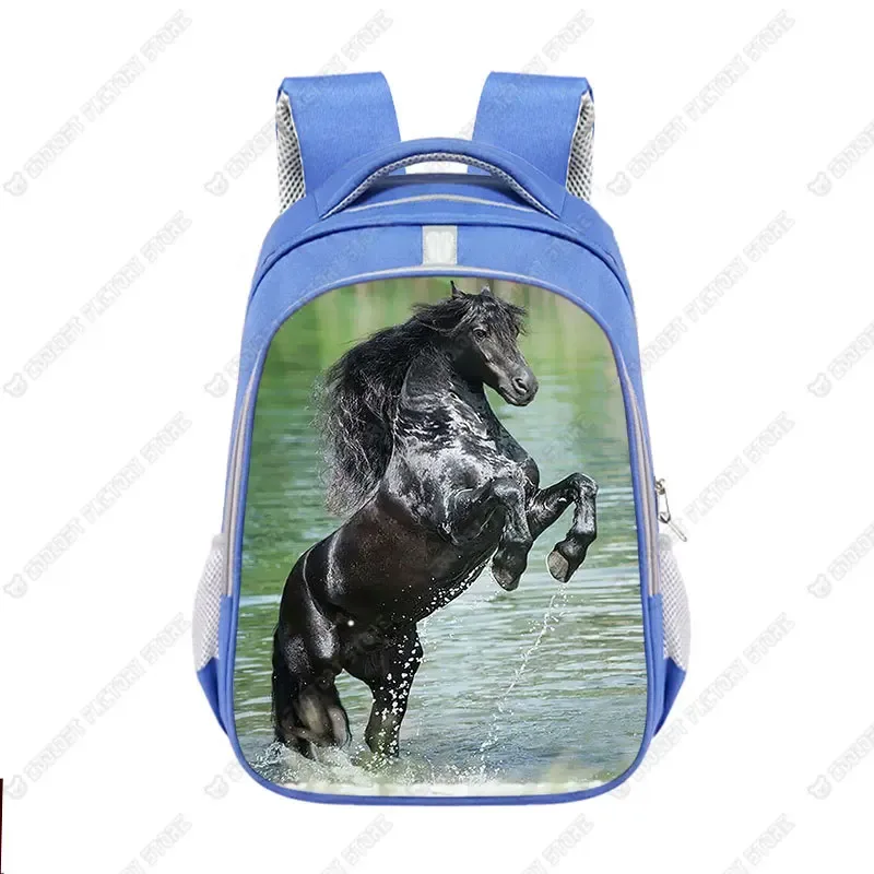 grand sac d'école animal horse pour enfants, cartable poney cool pour adolescents, sac à dos de voyage pour garçons et filles, mode pour enfants