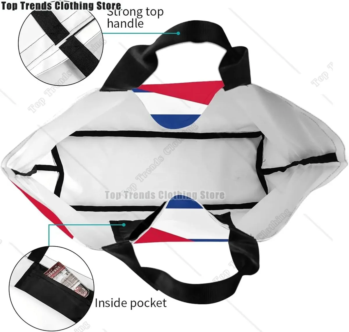 sac fourre-tout drapeau cubain pour femmes et hommes, grands sacs de courses réutilisables pour la plage, les voyages, la salle de sport, le yoga
