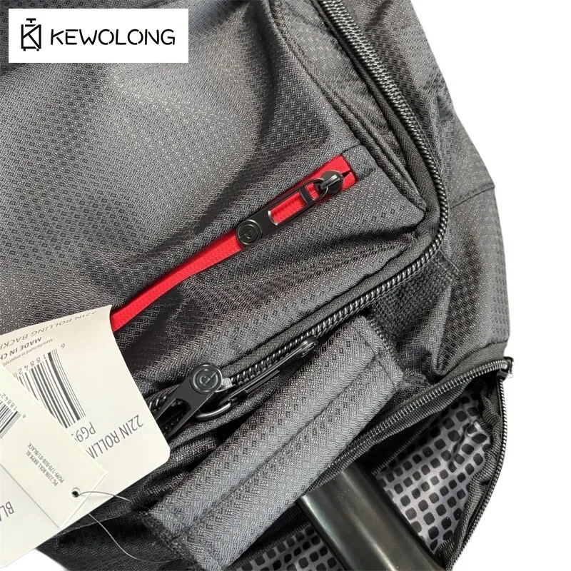 bagage à dos convertible de 22 pouces, valise à roulettes légère 3 en 1 avec sac à dos de cabine approuvé par le vol