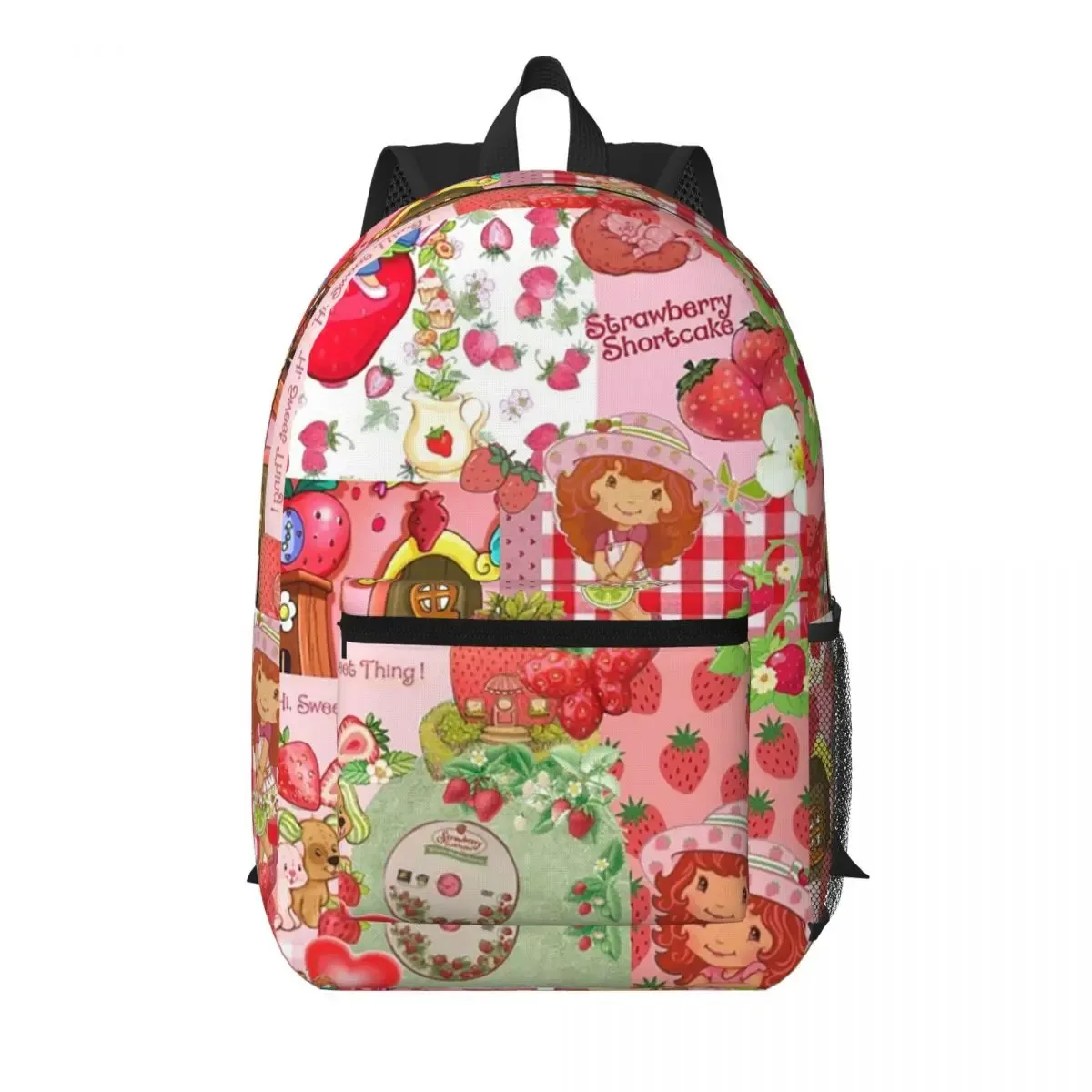 sac à dos like strawberry shortcake pour garçons et filles, sac d'école pour enfants, sacs à bandoulière pour ordinateur pour hommes et femmes