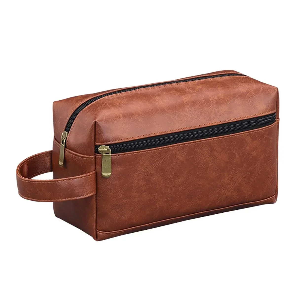 trousse de maquillage à main haut de gamme pour hommes, sac de rangement de voyage étanche de grande capacité pour articles de toilette et natation