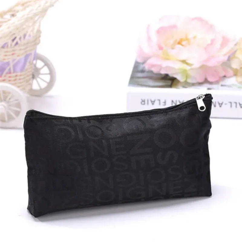 sac à cosmétiques portable avec fermeture éclair pour femme, trousse de maquillage, trousse de beauté multifonctionnelle, trousse de voyage, trousse de maquillage en poudre, trousse de toilette, porte-évaluation, mignon