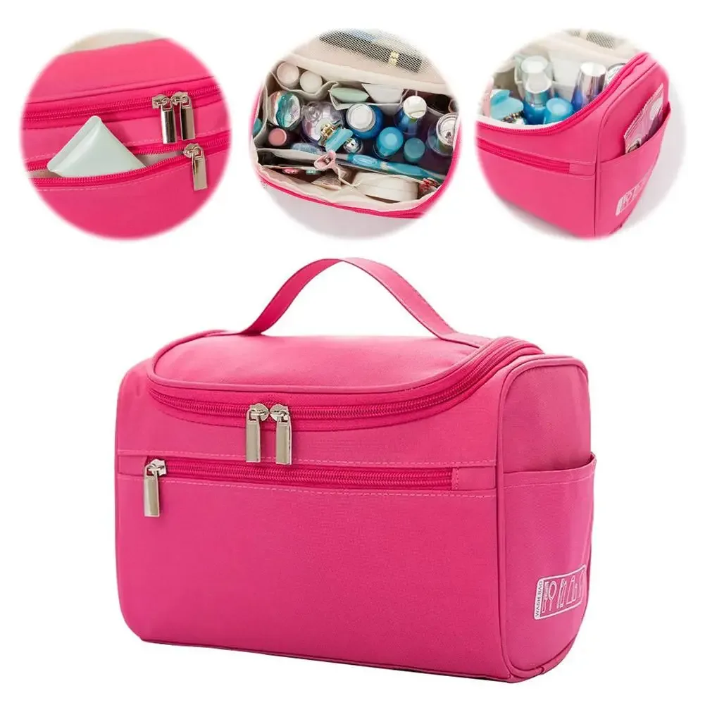 sac de toilette de voyage, grande capacité, organiseur de cosmétiques, sac de toilette imperméable, sac de toilette portable et durable pour un usage quotidien
