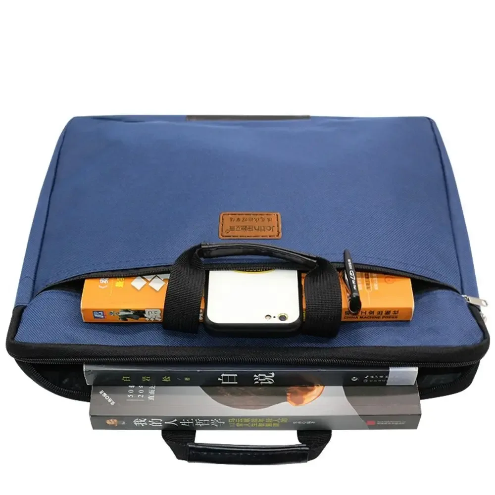oxford tissu a4 portable fichier sac fermeture éclair fichier organisateur a4 fichier dossier mallette d'affaires multi-couche documents sac étudiant