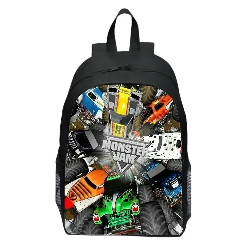 monster jam truck sac à dos pour enfants sac à dos d'école primaire sac à dos de maternelle étudiants masculins et féminins