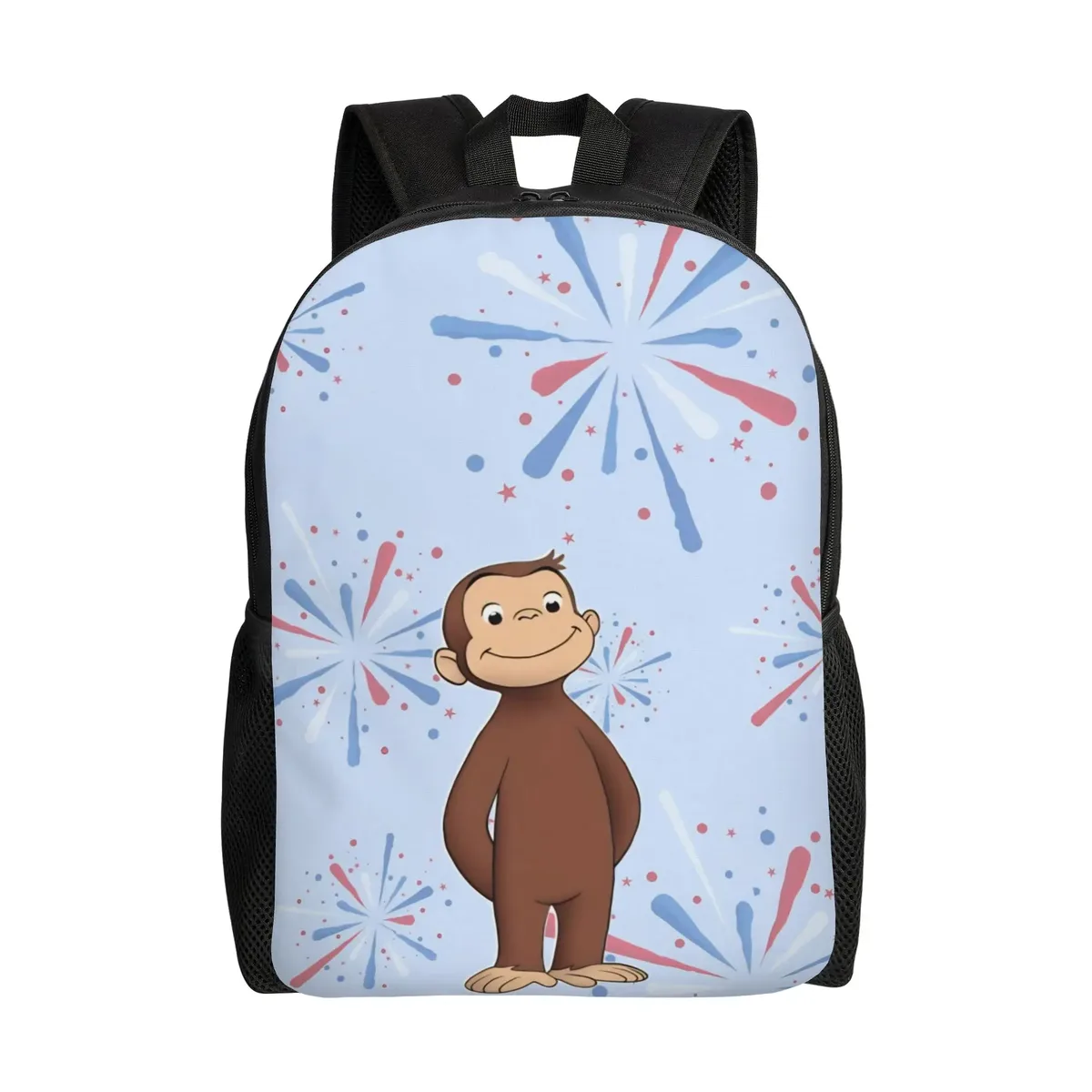 sac à dos curious george african monkey pour enfants, garçons et filles, sacs à dos légers pour tout-petits, maternelle