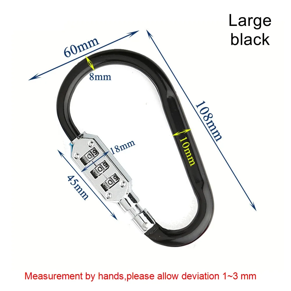 cadenas à code avec cadran à 3 chiffres, serrure à fermeture éclair pour bagages, sac à dos, sac à main, valise, meloutdoor, optimiste, durable