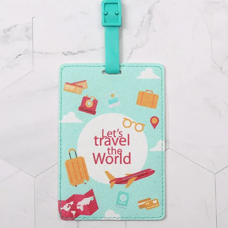 étiquette de bagage d'astronaute spatial mignon, accessoires de voyage pour femmes et hommes, valise en pu, porte-adresse d'identification, étiquette d'embarquement pour bagages, étiquette portable