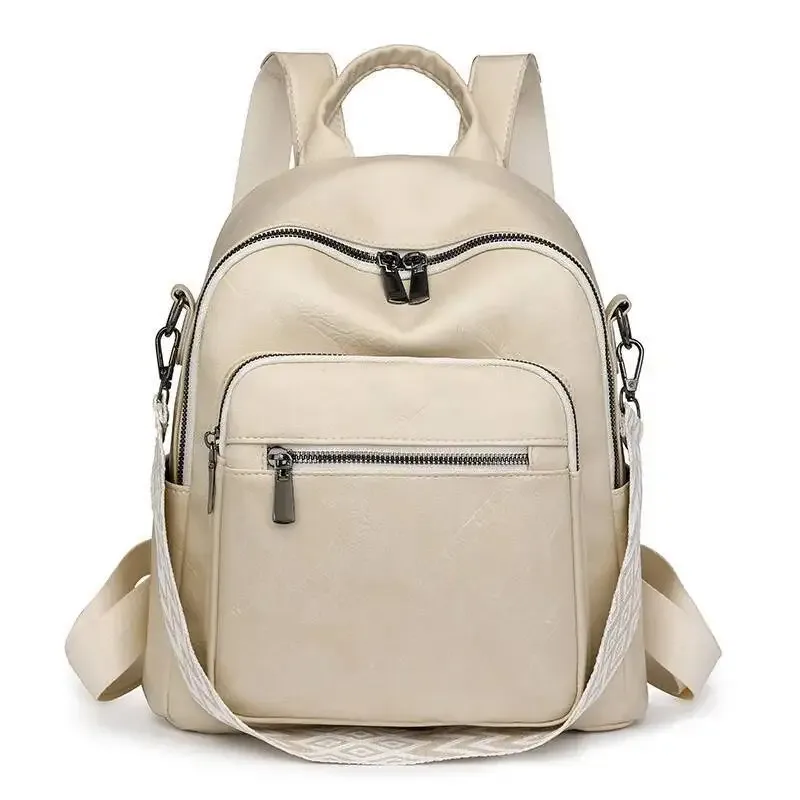 mode femmes sac grande capacité décontracté banlieue voyage sac à main en vente plus récent style britannique sac à dos femmes pu léger
