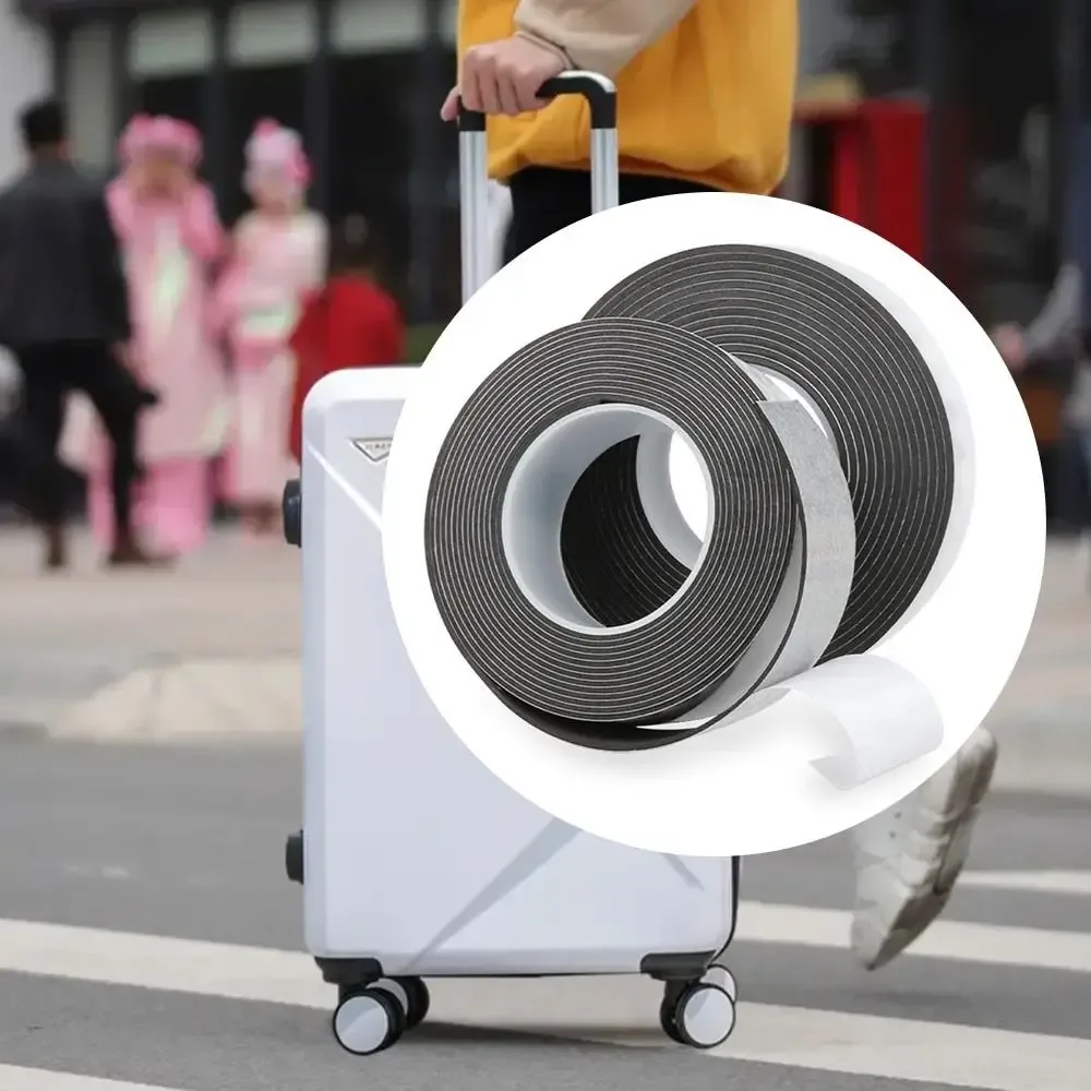 autocollant insonorisant pour roues de valise eva, résistant à l'usure, absorption des chocs, protection des roues de valise, antidérapant, réduction du bruit