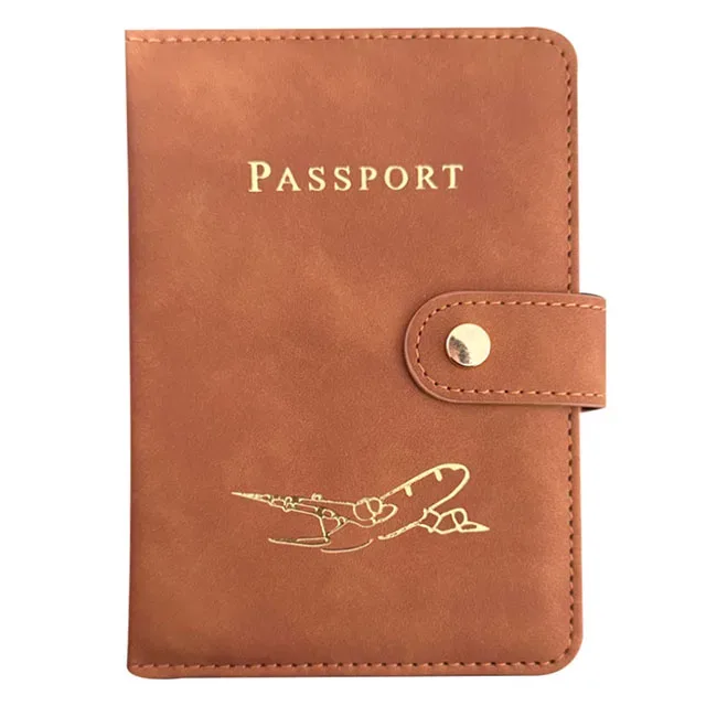 étui pour passeport vintage en cuir, porte-passeport pour femmes et hommes, organisateur de carte de crédit bancaire, mallette de rangement/accessoires de voyage