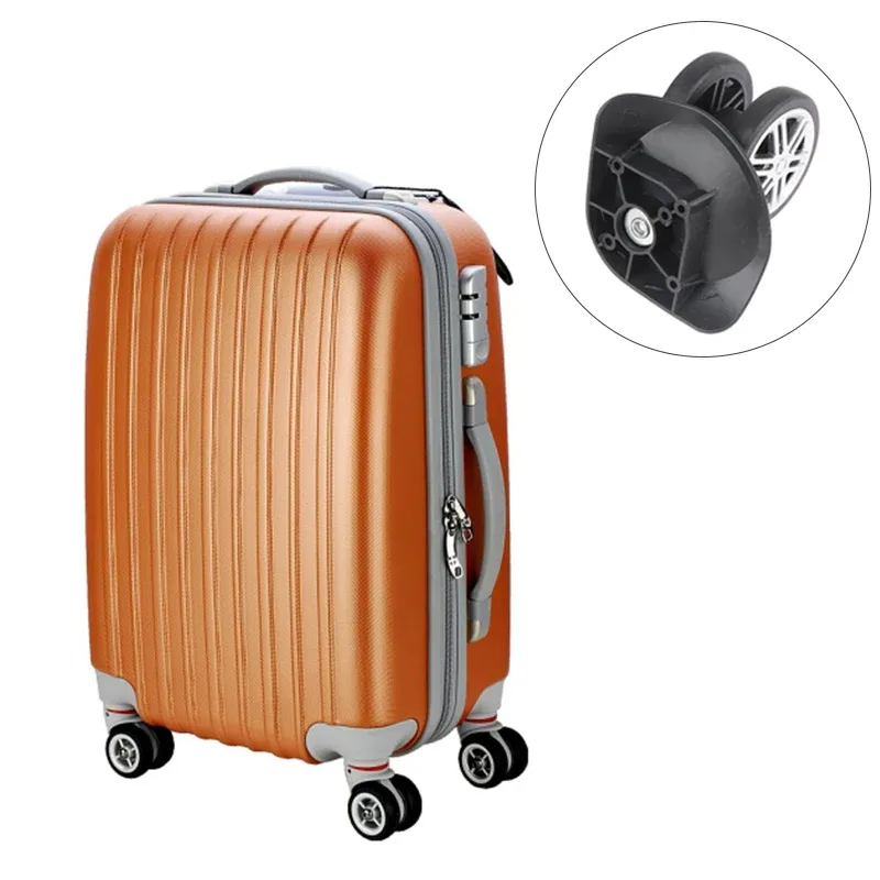 roues de valise universelles résistantes à 360 °, outils de roue de chariot, accessoires de voyage, 4 pièces