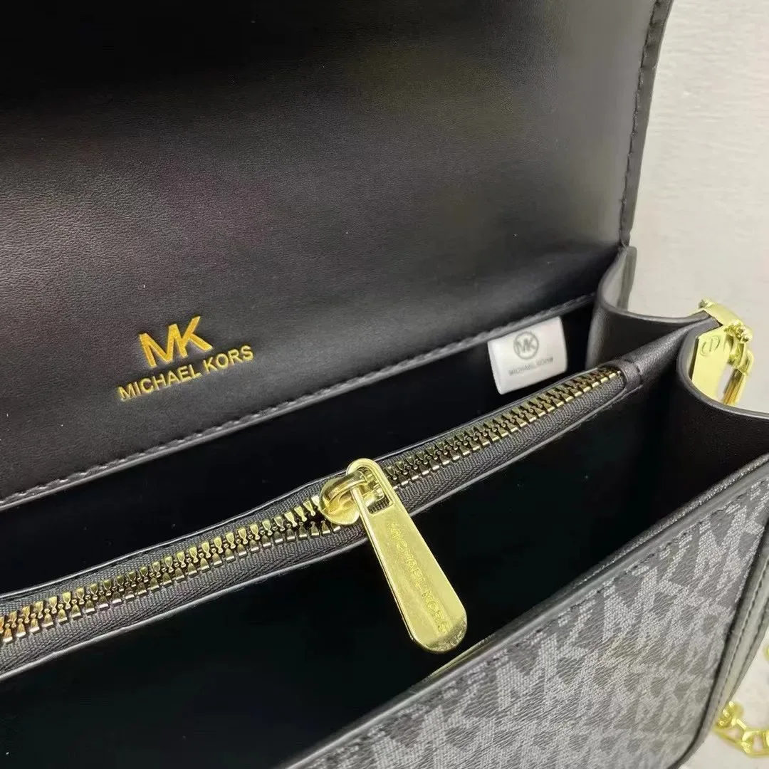 sac à main michael kors pour femme, sac de voyage classique à motif floral et lettres, sac à bandoulière décontracté mk pour filles