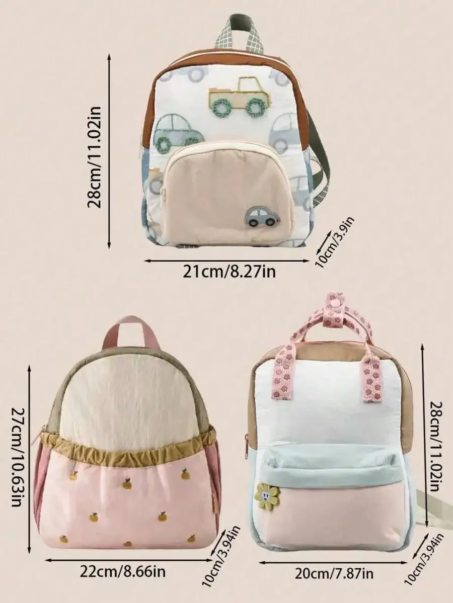 sac à dos mignon brodé avec nom personnalisé, pour l'école, les voyages, léger, grande capacité, cadeau d'anniversaire, de vacances, pour amis