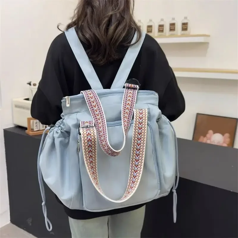 sac de rangement de voyage grande capacité léger multifonctionnel pour maman, sac à dos de sortie avec conception berceau, sac fourre-tout imperméable
