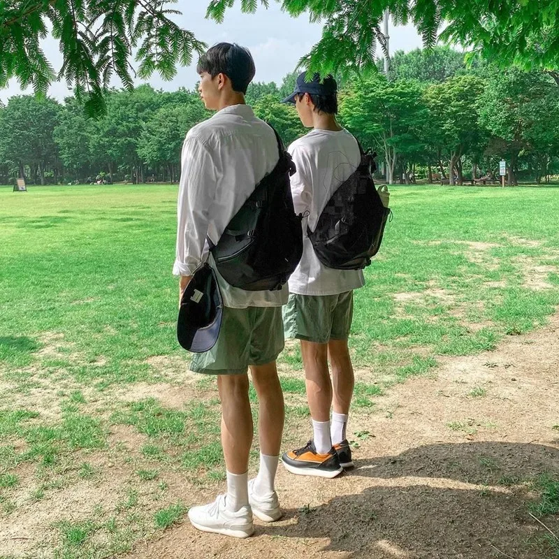 dultechwear-sac à bandoulière étanche de style japonais, multifonction, dehors, moto, à dos à initiation unique