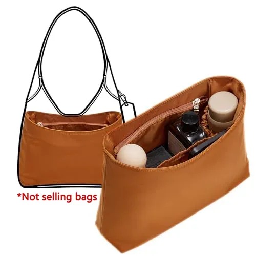 organisateur de sac à main en nylon sur mesure pour brooklyn 28, léger, imperméable, avec poche zippée